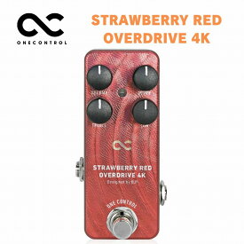One Control STRAWBERRY RED OVERDRIVE 4KBJF-Series Overdrive オーバードライブ