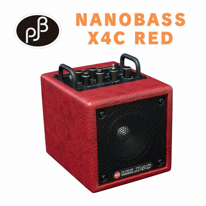 楽天市場】PHIL JONES BASS NANOBASS X4C(Red)ベースアンプ 小型 