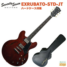 Seventy Seven Guitars EXRUBATO-STD-JT ARセブンティセブンギター ディバイザー エレキギター セミアコ ホロウボディ 335 レッド 赤