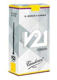 Vandoren REED V21B♭ CLARINET GERMANバンドレン バンドーレン B♭クラリネット ジャーマン ドイツ管 リードV21 硬さ:3.5 10枚入り【APEX-Rakuten accessories】