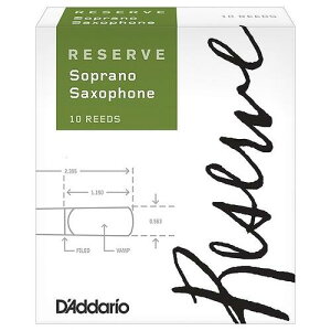 D'Addario Woodwinds REED ReserveSOPRANO SAXOPHONE DIR1035ダダリオ ソプラノサックス リードレゼルヴ 硬さ:3.5 10枚入り【APEX-Rakuten accessories】