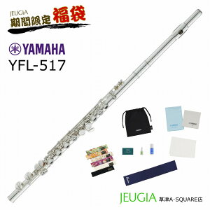 �y���Ԍ��蕟�܁zYAMAHA Flute YFL-517 ���}�n �t���[�g �v���t�F�b�V���i�� �t�B�l�X �����ǋ␻ �⃁�b�L C�� �J�o�[�h�L�B E���J�j�Y�� �V�i 5�N�ۏ� ���S�A�t�^�[�T�|�[�g