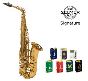 �y�A�E�g���b�g�zSELMER Paris Signature Alto Saxophone �Z���}�[ �A���g�T�b�N�X �V�O�l�`���[�y���[�h���I�ׂ���ʃZ�b�g�I�z