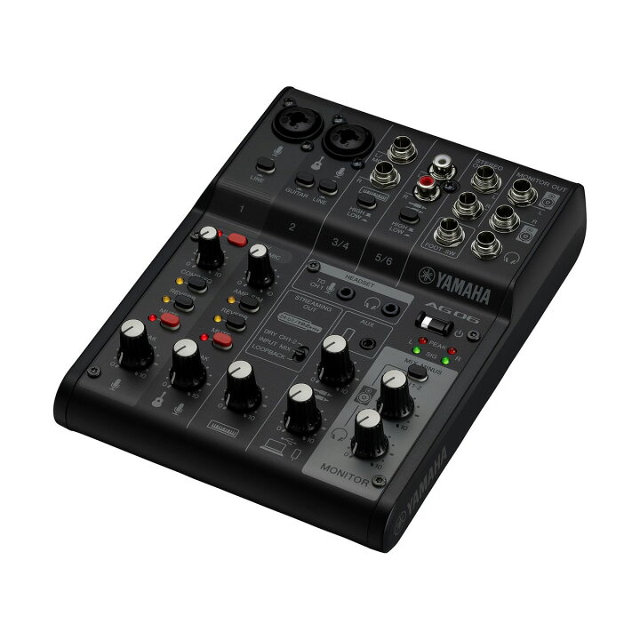 楽天市場】YAMAHA AG06MK2 BKウェブキャスティングミキサー オーディオ 