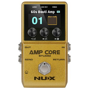 NUX Amp Core Studio Amp Modeler & IR Pedal LrlbgV~[^[ vAv
