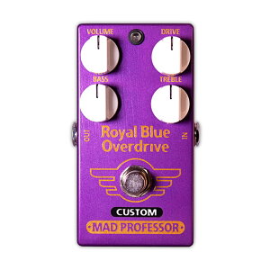 MAD PROFESSOR Royal Blue Overdrive CUSTOM Bluebird mod �}�b�h�v���Z�b�T�[ ���C�����u���[ �I�[�o�[�h���C�u