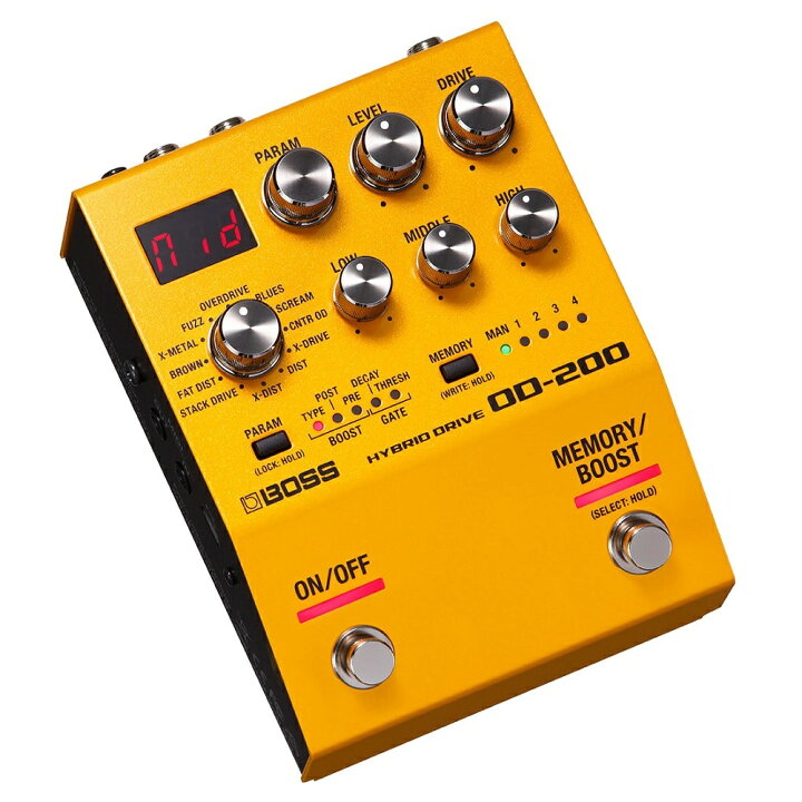 楽天市場】BOSS OD-200 Hybrid Drive オーバードライブ : 京都 JEUGIA 