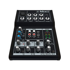 Mackie Mix5 5-チャンネル コンパクト ミキサー