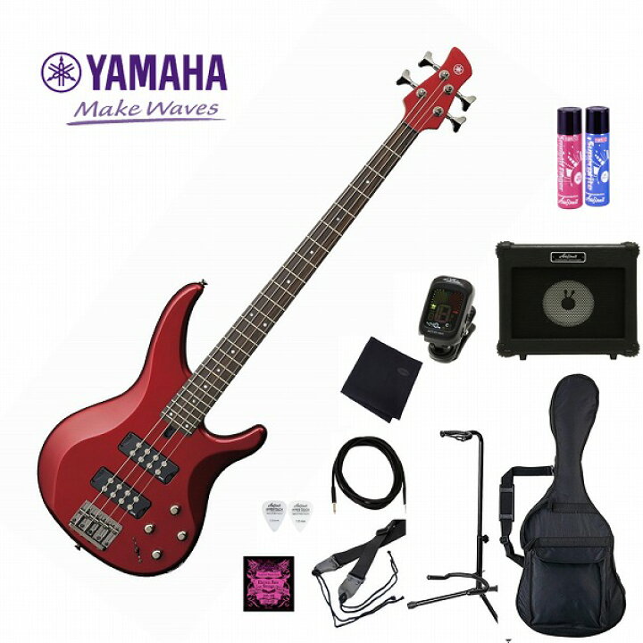 楽天市場】YAMAHA TRBX 304 CAR Candy Apple Red SET ヤマハ エレキ 