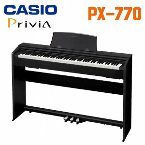 [[\][Ԍ]CASIO Privia PX-770 BKJVI fW^sAm dqsAm vBA IXX 88 ubNEbh px770