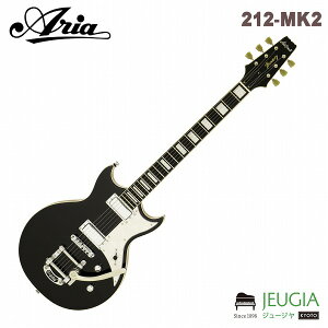 AriaProII/212-MK2 BK Black ブラック エレキギター ビグスビートレモロ