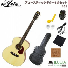 ARIA 101 MTN SET アリア アコースティックギター アコギ フォークギター ナチュラル【初心者セット】【アクセサリーセット】