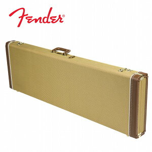 FENDER n[hP[X G&G Deluxe Precision Bass Hardshell Case, Tweed with Red Poodle Plush Interior