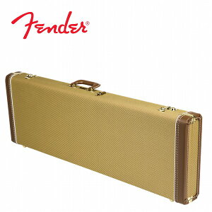 FENDER n[hP[X G&G Deluxe Strat/Tele Hardshell Case, Tweed with Red Poodle Plush Interior