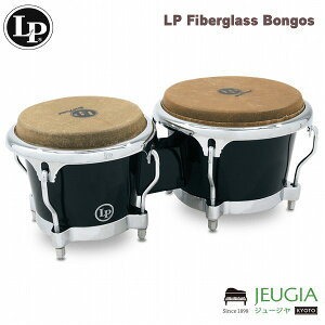 LP {S LP200XF-BK / LP Fiberglass Bongos, Comfort Curve II Rims, Chrome Hardware t@Co[OX{S