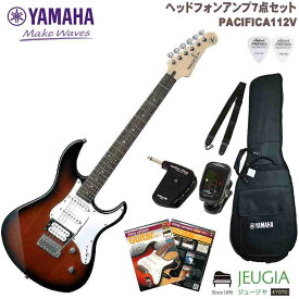 YAMAHA PACIFICA112V OVS SET ヤマハ パシフィカ エレキギター ギター セット オールド バイオリン サンバースト【ヘッドホンアンプ】【初心者セット】PAC112V