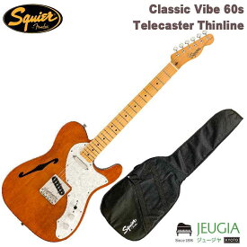 【即納可能】Squier by Fender Classic Vibe 60s Telecaster Thinline Maple Fingerboard Natural スクワイヤ テレキャスター シンライン エレキギター ギター