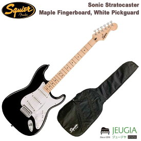SQUIER ( スクワイヤ ) /エレキギター Sonic Stratocaster, Maple Fingerboard, White Pickguard, Black