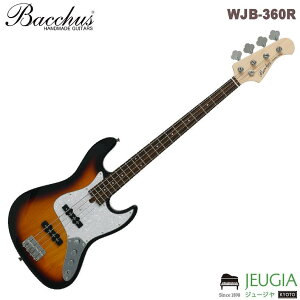 Bacchus WJB-360R 3TS エレキベース ジャズべタイプ ローステッド バッカス