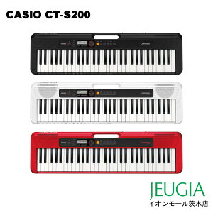CASIO Casiotone CT-S200 �J�V�I �x�[�V�b�N�L�[�{�[�h 61�� �u���b�N / �z���C�g / ���b�h