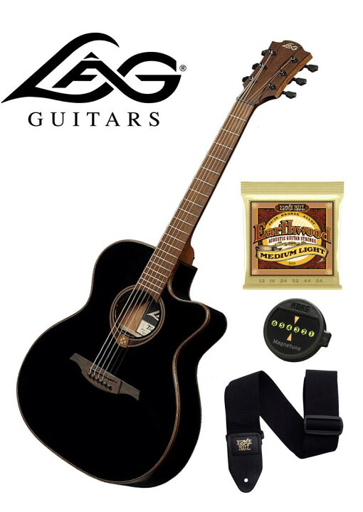 楽天市場】【チューナー・弦・ストラップ付】LAG Guitars Tramontane 