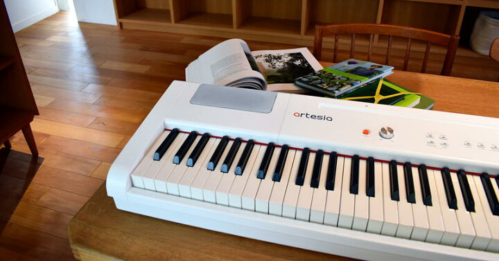 楽天市場】Artesia(アルテシア) PA-88H+/WH 電子ピアノ88鍵盤 デジタル 