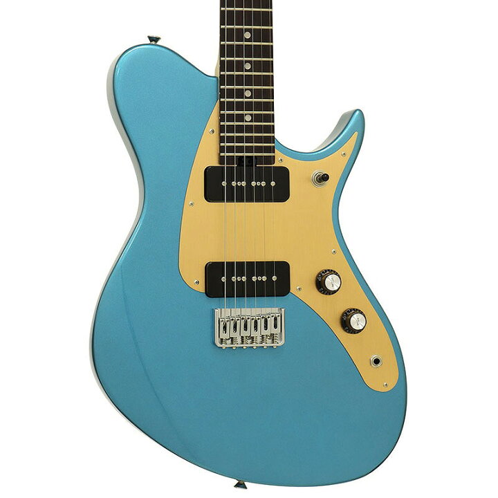 楽天市場】Aria Pro II Jet LPBLアリアプロ エレキギター P-90 ブルー 