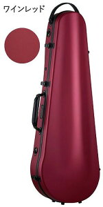 【ビオラケース】Carbon Mac CFA-2S WRDカーボンファイバー製ハードケース カーボンマック サテンワインレッド