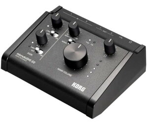 KORG microAUDIO 22�R���O �I�[�f�B�I�C���^�[�t�F�[�X (24bit/192kHz)(Stereo Link�@�\)