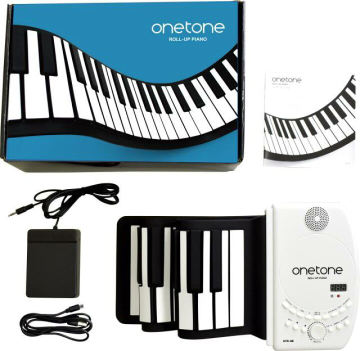 希望者のみラッピング無料 ONETONE OTR-61ワントーン ロールアップピアノ ロールピアノ キーボード 61鍵