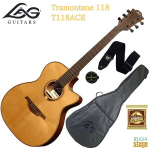 LAG GUITARS Tramontane 118 T118ACE O AR[XeBbNM^[ ARM tH[NM^[ GARyStage-Rakuten Guitar SETz