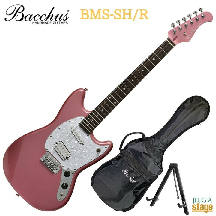楽天市場】Bacchus BMS-SH/R BGM-MHバッカス エレキギター ムスタング 