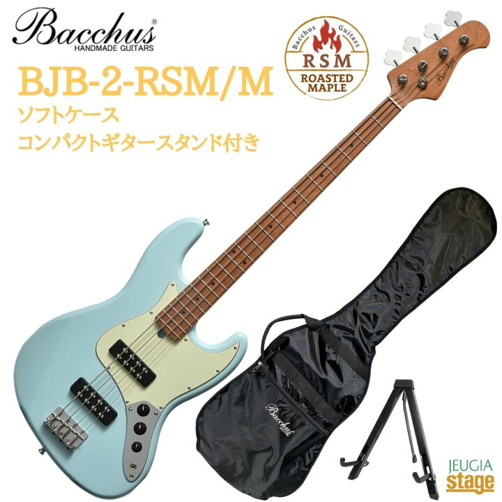 楽天市場】Bacchus BJB-2-RSM/M PTL-SOBバッカス エレキベース ロース 