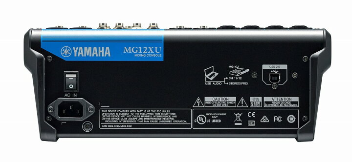 YAMAHA MG12XU アナログミキサー オーディオインターフェース