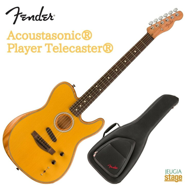 楽天市場】Fender Acoustasonic Player Telecaster Butterscotch 