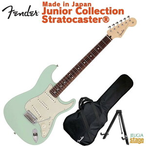 Fender Made in Japan Junior Collection Stratocaster Rosewood Fingerboard Satin Surf GreentF_[ GLM^[ XggLX^[ Y { WjARNV Te T[tO[ ΁yStage-Rakuten Guit