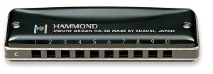 SUZUKI HAMMOND HA-20�X�Y�L 10�� �n�[���j�J �n�����h�yStage-Rakuten Harmonica Lineup�z