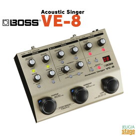 BOSS Acoustic Singer VE-8ボス アコースティック プリアンプ【Stage-Rakuten Guitar Accessory】