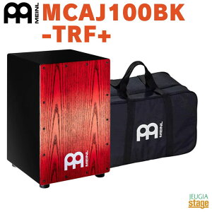 yʌzMEINL MCAJ100BK-TRF+ Tango Red Fade}Cl Jz  bhyStage-Rakuten PercussionzCajon