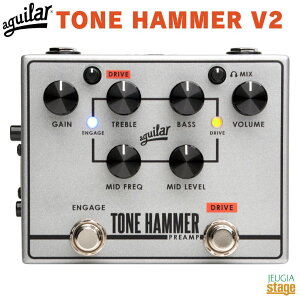 Aguilar TONE HAMMER PREAMP V2�A�M�����[ �g�[���n���}�[ �v���A���v �_�C���N�g�{�b�N�X�yStage-Rakuten Guitar Accessory�z�G�t�F�N�^�[ Effector Effect pedal �x�[�X�p