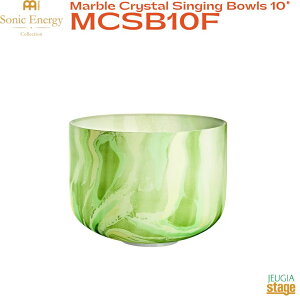 MEINL Sonic Energy MCSB10FMarble Crystal Singing Bowls 10" }Cl \jbNGiW[ NX^VMO{E }[u 432Hz bNX ґz yÖ@  O[ greenyStage-Rakuten Percussionz