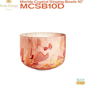 MEINL Sonic Energy MCSB10DMarble Crystal Singing Bowls 10" }Cl \jbNGiW[ NX^VMO{E }[u 432Hz bNX ґz yÖ@  IW orangeyStage-Rakuten Percussionz