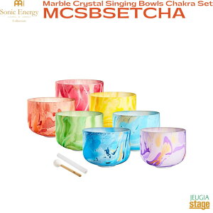 �y�S��Z�b�g�I�I�zMEINL Sonic Energy MCSBSETCHAMarble Crystal Singing Bowls Chakra Set�}�C�l�� �\�j�b�N�G�i�W�[ �N���X�^���V���M���O�{�E�� �}�[�u�� 432Hz �����b�N�X �ґz ���y�Ö@�yStage-Rakuten Percussion