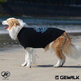 [3カラー/13サイズ]530GW　グラフィック　ティーシャツ　ウェーブ　GEWALK　ジ・ウォーク　コットン100％　袖が短めで動きやすく着脱簡単なベーシックモデル　豊富なサイズバリエーションで　犬　犬用品　犬服　ドッグウェア　小型犬　中型犬