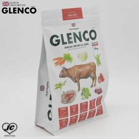 GLENCO SPECIAL RECIPE ／ グレンコ　スペシャルレシピ 1.8kg【ビーフ/サーモン/ラム】[中粒/小粒]　GLENCO　グレンコ　動物性原材料65％以上配合　防腐剤不使用　コラーゲン配合　グレインフリー　バランス栄養食　犬　犬用品　ドッグフード　小型犬　中型犬　大型犬