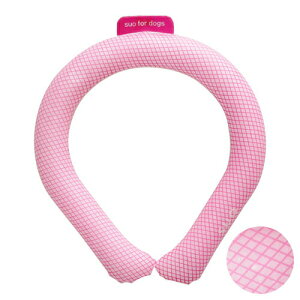 1~2���ȓ������I���C�g�s���N�@[�T�C�Y:XS]�ySUO�z�{�^���Ȃ� SUO for dogs 28°ICE_COOL RING�i�X�I 28°�A�C�X�N�[�������O�j���S10�F���@SUO�@�X�I�@�����΍�@28���œ���@�₦�����Ȃ��@�Ђ��芴