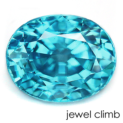 鮮やかなエナメルブルーが美しい ブルージルコン 送料込 宝石 NEW ARRIVAL ルース ２．１８ＣＴ