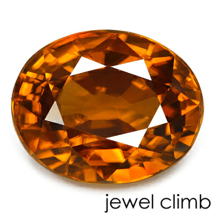 楽天市場】非加熱・オレンジジルコン 宝石 ルース 6．32CT : 直 