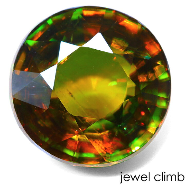 スフェーン 3.206ct 中央宝石ソーティング付き 痒く 10.92mm×7.32mm×4.68mm 