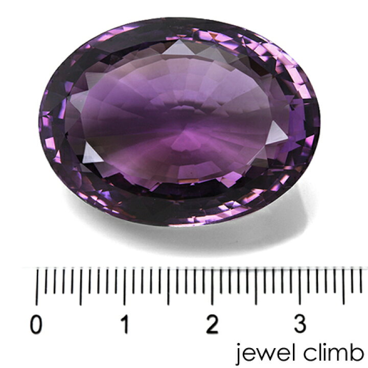 アメジスト ルース ハートシェイプ 3.242ct のける